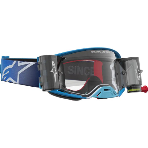 Goggles Alpinestars Supertech Firma Roll Off Blue/Silver