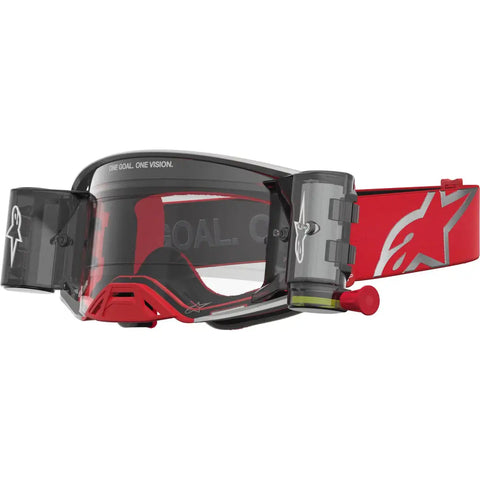 Goggles Alpinestars Supertech Firma Roll Off Red/Silver