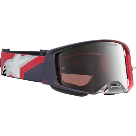 Goggles Alpinestars Supertech Hiten Red/Black/Silver