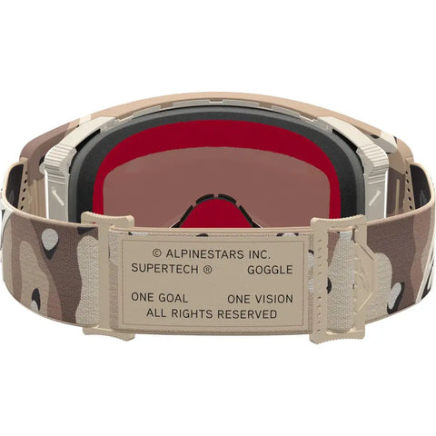 Goggles Alpinestars Supertech Lone Camo Desert/Gold