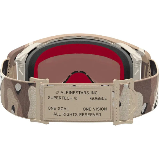 Goggles Alpinestars Supertech Lone Camo Desert/Gold