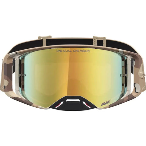 Goggles Alpinestars Supertech Lone Camo Desert/Gold