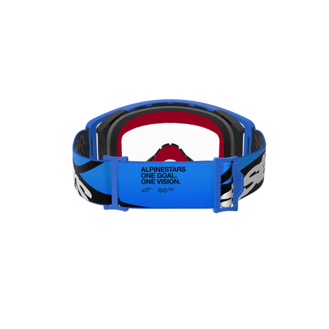 Goggles Alpinestars Supertech Stream Absolute Vision Blue, Clear Lens