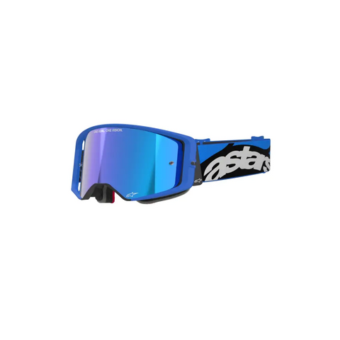 Goggles Alpinestars Supertech Stream Absolute Vision Blue, Mirror Blue Lens