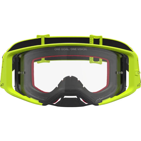 Goggles Alpinestars Supertech Vesta Neon Yellow/Black/Clear
