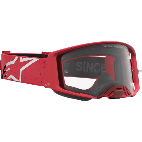 Goggles Alpinestars Supertech Vesta Red/White/Clear