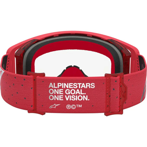 Goggles Alpinestars Supertech Vesta Red/White/Clear