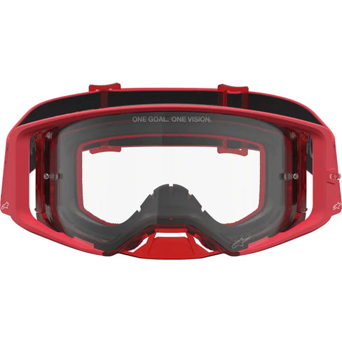 Goggles Alpinestars Supertech Vesta Red/White/Clear