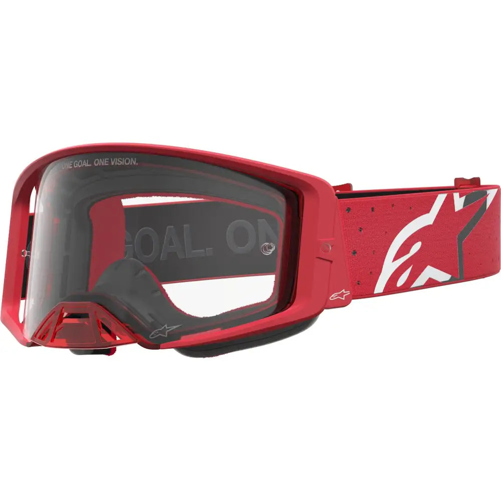 Goggles Alpinestars Supertech Vesta Red/White/Clear