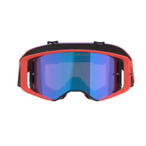 Goggles Alpinestars Supertech Vision Corp Hot Coral/Purple/Mirror Blue