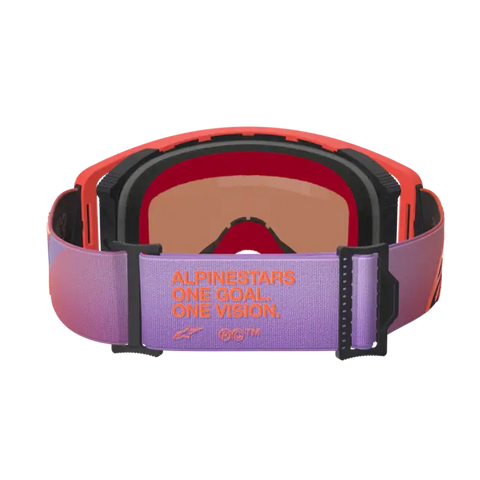 Goggles Alpinestars Supertech Vision Corp Hot Coral/Purple/Mirror Blue