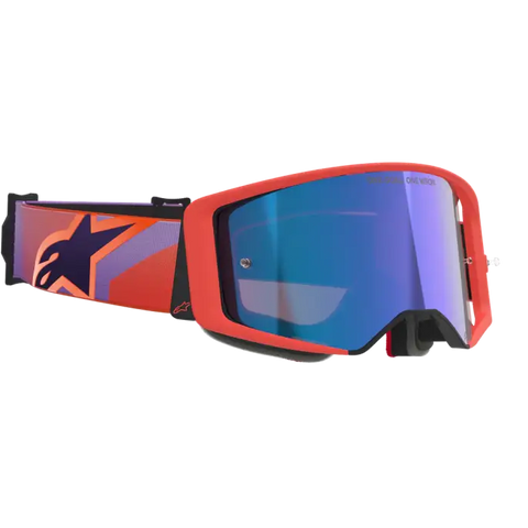 Goggles Alpinestars Supertech Vision Corp Hot Coral/Purple/Mirror Blue