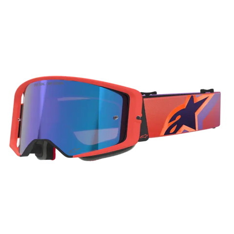 Goggles Alpinestars Supertech Vision Corp Hot Coral/Purple/Mirror Blue