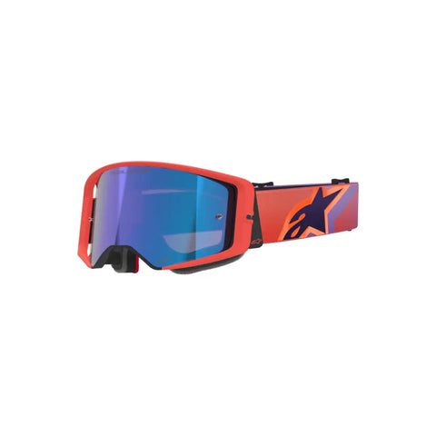 Goggles Alpinestars Supertech Vision Corp Hot Coral/Purple/Mirror Blue