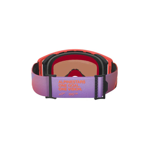 Goggles Alpinestars Supertech Vision Corp Hot Coral/Purple/Mirror Blue