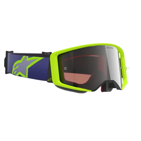 Goggles Alpinestars Supertech Vision Corp Purple/Yellow Fluo/Mirror Silver