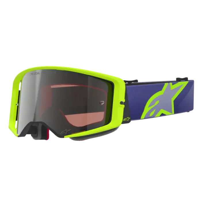 Goggles Alpinestars Supertech Vision Corp Purple/Yellow Fluo/Mirror Silver