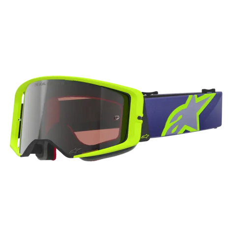 Goggles Alpinestars Supertech Vision Corp Purple/Yellow Fluo/Mirror Silver