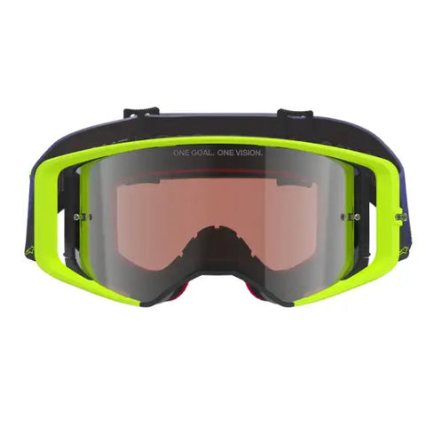 Goggles Alpinestars Supertech Vision Corp Purple/Yellow Fluo/Mirror Silver