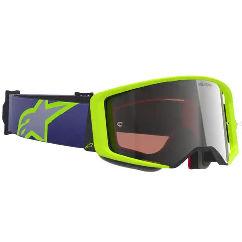 Goggles Alpinestars Supertech Vision Corp Purple/Yellow Fluo/Mirror Silver