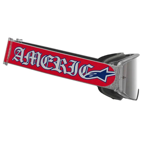 Goggles Alpinestars Supertech Vision Merica Red/Blue - Silver/Copper