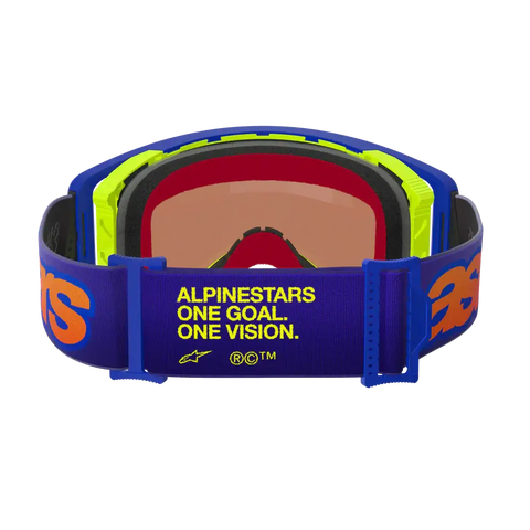Goggles Alpinestars Supertech Vista Blue/Yellow/Purple/Mirror Red