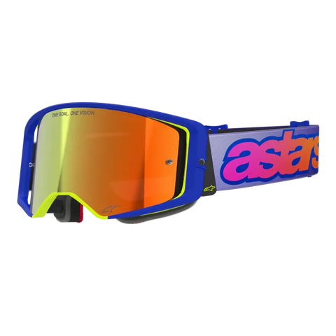 Goggles Alpinestars Supertech Vista Blue/Yellow/Purple/Mirror Red