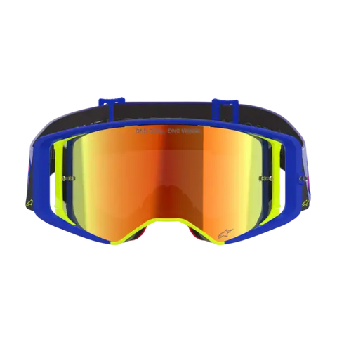 Goggles Alpinestars Supertech Vista Blue/Yellow/Purple/Mirror Red