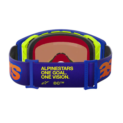 Goggles Alpinestars Supertech Vista Blue/Yellow/Purple/Mirror Red