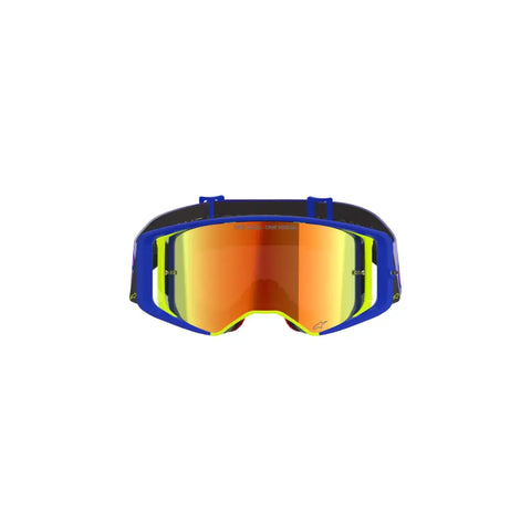 Goggles Alpinestars Supertech Vista Blue/Yellow/Purple/Mirror Red