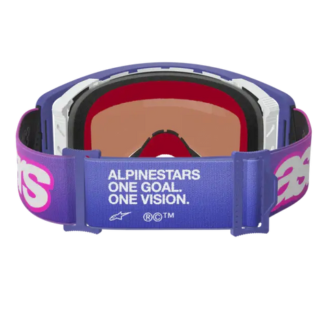 Goggles Alpinestars Supertech Vista Purple Fluo/Pink/Mirror Blue