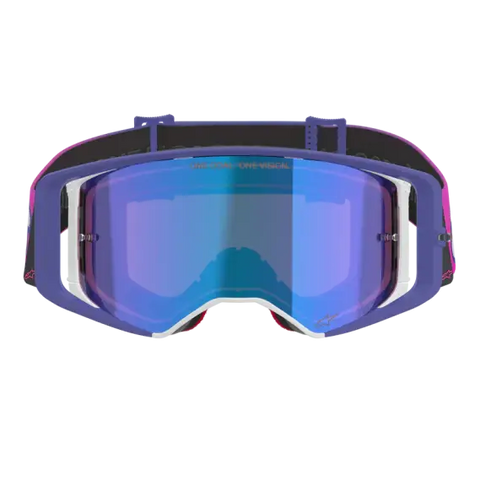 Goggles Alpinestars Supertech Vista Purple Fluo/Pink/Mirror Blue