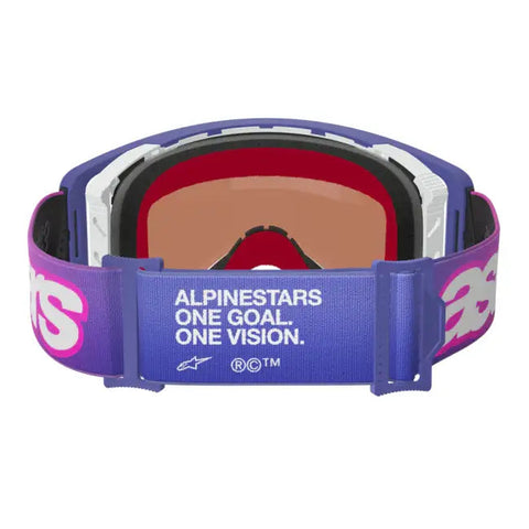 Goggles Alpinestars Supertech Vista Purple Fluo/Pink/Mirror Blue