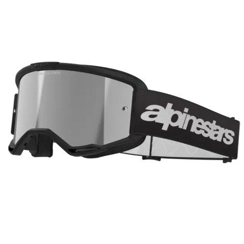 Goggles Alpinestars Vision 3 Wordmark Black, Silver Mirror Lens