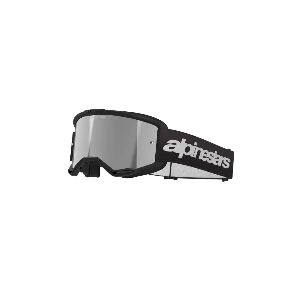 Goggles Alpinestars Vision 3 Wordmark Black, Silver Mirror Lens