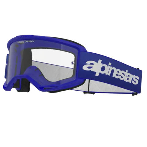 Goggles Alpinestars Vision 3 Wordmark Blue, Clear Lens
