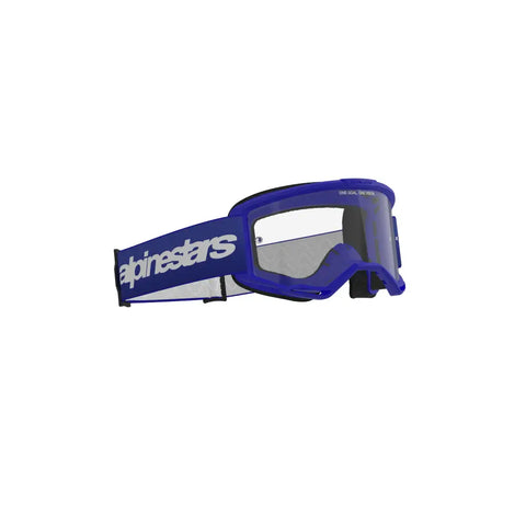 Goggles Alpinestars Vision 3 Wordmark Blue, Clear Lens