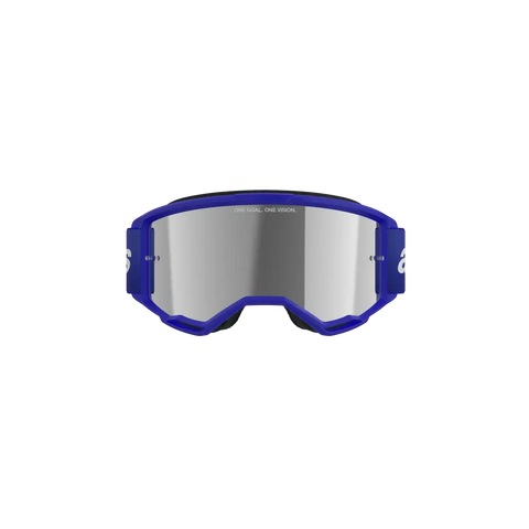 Goggles Alpinestars Vision 3 Wordmark Blue, Silver Mirror Lens