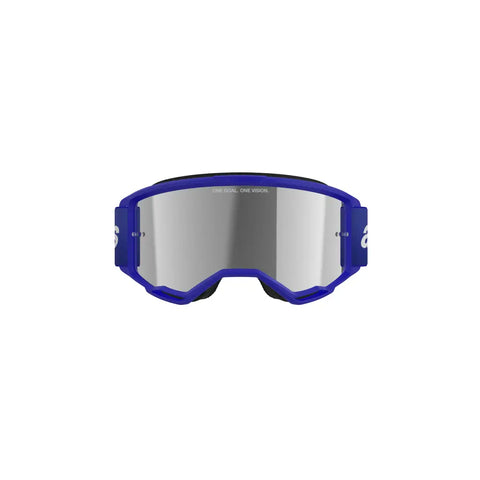 Goggles Alpinestars Vision 3 Wordmark Blue, Silver Mirror Lens