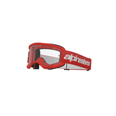 Goggles Alpinestars Vision 3 Wordmark Red, Clear Lens
