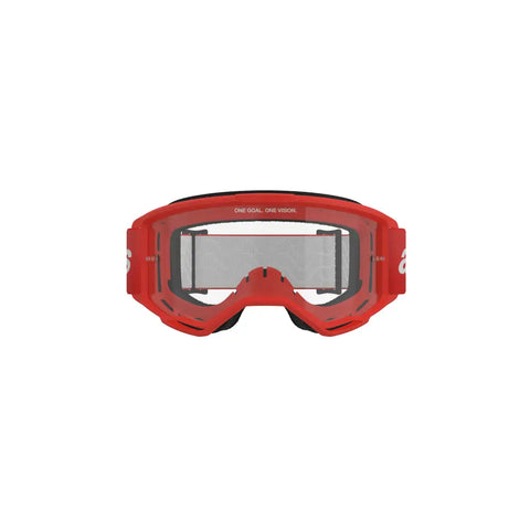 Goggles Alpinestars Vision 3 Wordmark Red, Clear Lens