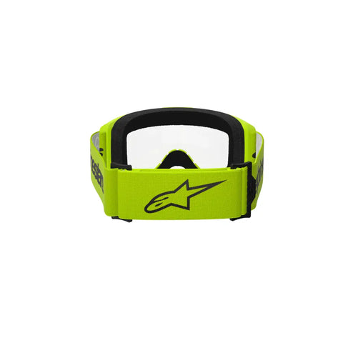 Goggles Alpinestars Vision 3 Wordmark Yellow Fluo, Clear Lens