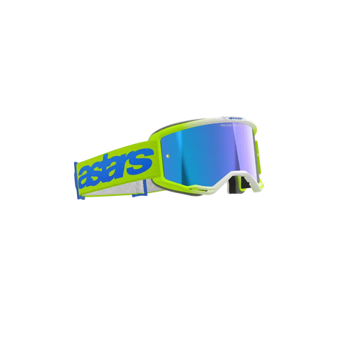 Goggles Alpinestars Vision 5 Blaze Fluo Yellow/Blue, Mirror Blue Lens