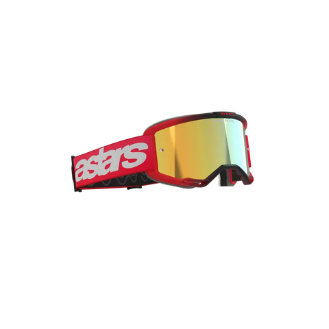 Goggles Alpinestars Vision 5 Blaze Red, Mirror Gold Lens