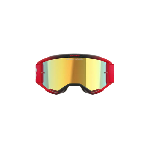 Goggles Alpinestars Vision 5 Blaze Red, Mirror Gold Lens