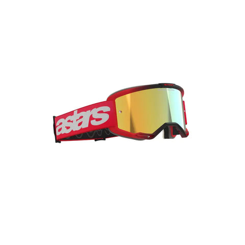 Goggles Alpinestars Vision 5 Blaze Red, Mirror Gold Lens