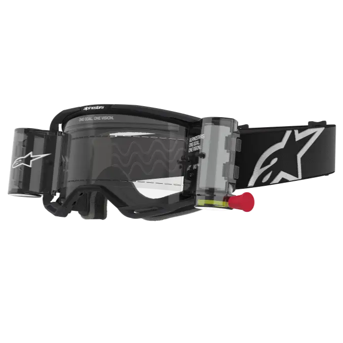 Goggles Alpinestars Vision 5 Corp Black, Clear Lens con Roll-Off