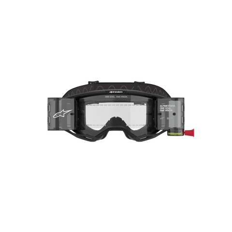Goggles Alpinestars Vision 5 Corp Black, Clear Lens con Roll-Off