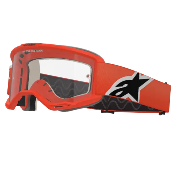 Goggles Alpinestars Vision 5 Corp Orange, Clear Lens