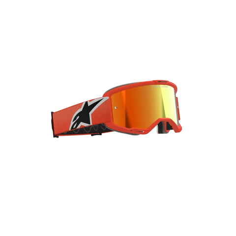 Goggles Alpinestars Vision 5 Corp Orange, Mirror Red Lens